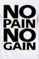 Camiseta No Pain No Gain 